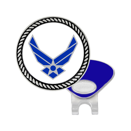 USA Air Force Wings Ball Marker with Hat Clip