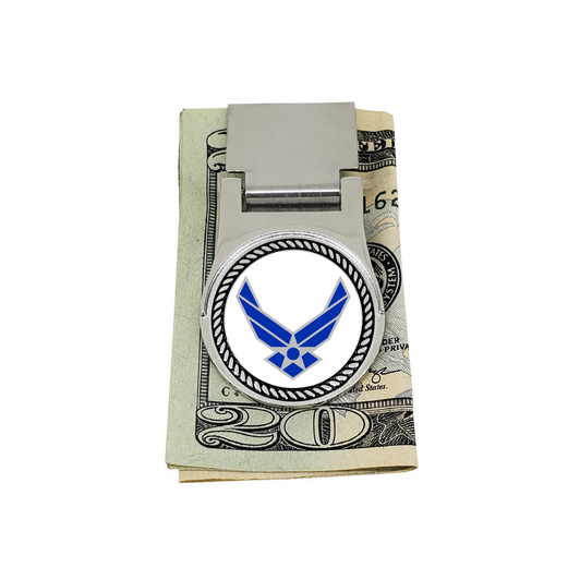 Magnetic Money Clip with Removable US Air Force Wings Ball Marker