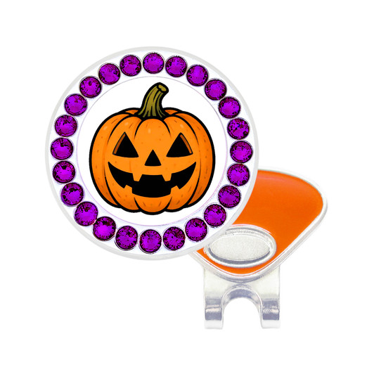Halloween Pumpkin Ball Marker With Hat Clip | Choose Style Halloween Pumpkin Ball Marker With Hat Clip | Choose Style