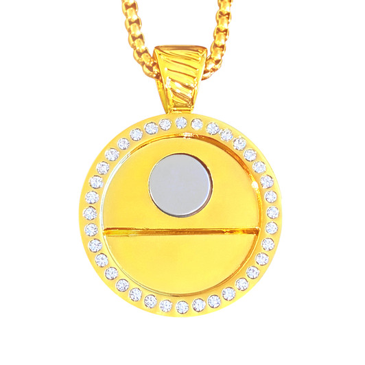 Chameleon Gold Magnetic Necklace with Interchangeable  Swarovski Crystal Ball Marker Tree Of Life