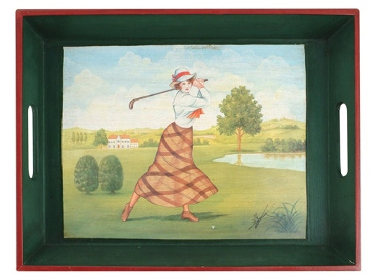Lady Golfer Tray