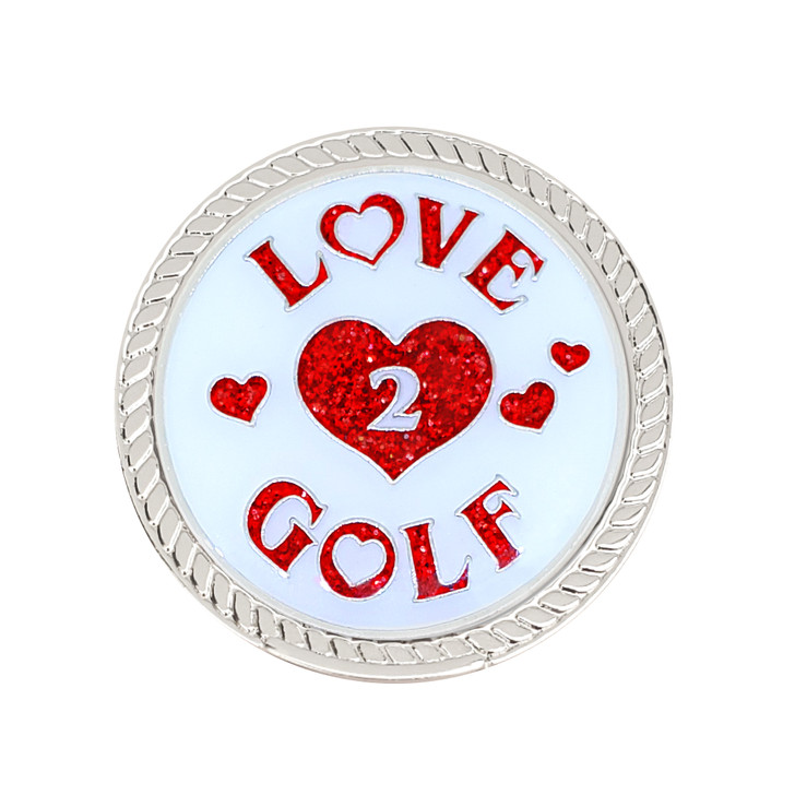 Love 2 Golf Glitzy Magnetic Kicks Candy Shoe Ball Marker