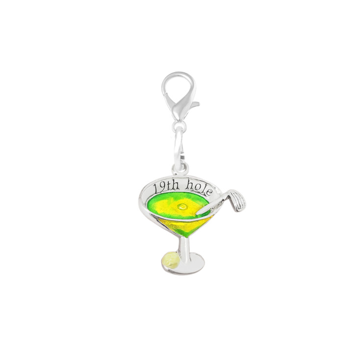 19th Hole Charm with Lobster Clasp