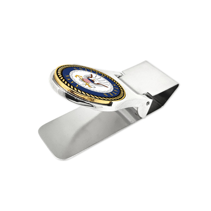 Magnetic Money Clip with Removable US Navy Ball Marker