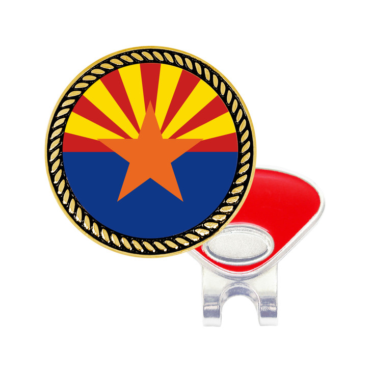 Arizona State Flag Ball Marker