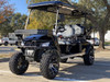 Electric Dynamic Enforcer Limo Golf Cart - BLACK