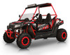 BMS Sniper T-200 EFI UTV, Fully Automatic Transmission - Fully Assembled And Tested - Red