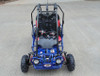 TrailMaster Mini XRX+ (Plus) Upgraded Go Kart with Bigger Tires, Frame, Wider Seat - BLUE