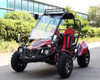 TrailMaster Blazer 200X Go Kart with Automatic CTV w/Reverse, Electric Start - Red