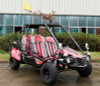 TrailMaster Blazer4 200EX, Air Cooled 4-Stroke, Single Cylinder Go Kart - RED RIGHT SIDE VIEW