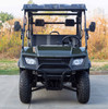 VITACCI CROSS LAND 200 EFI - GOLF CART 4 PASSENGER UTV, L/H SPEED TRANSMISSION - Army Green Front view