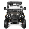 New Vitacci Electric GOLF CART with LITHIUM BATTERY Digital Dash display Free windshield and with Extended Roof  - BLACK