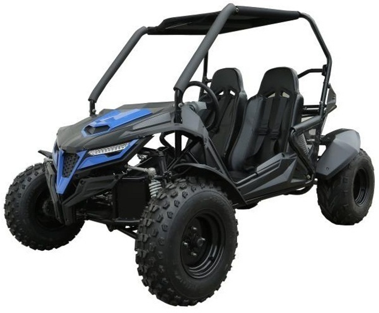 New TrailMaster Cheetah 200E Go Kart, 4-Stroke, Single Cylinder, Air Cooled, Automatic With Reverse - FRONT VIEW