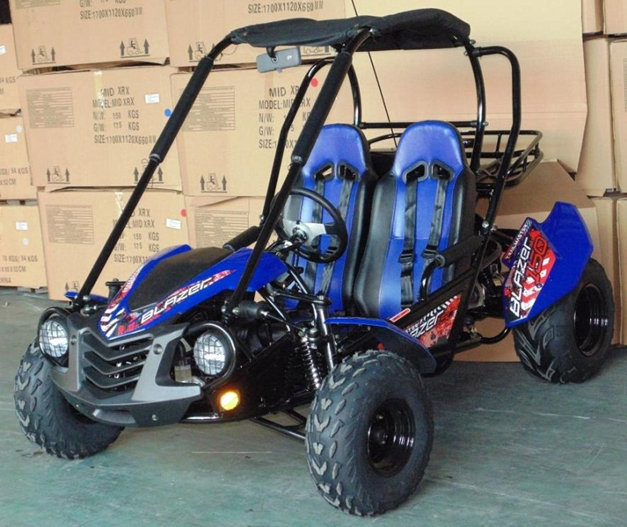 TrailMaster Blazer 200 Electric Start Start 4-Stroke, Single Cylinder, Air Cooled Go Kart