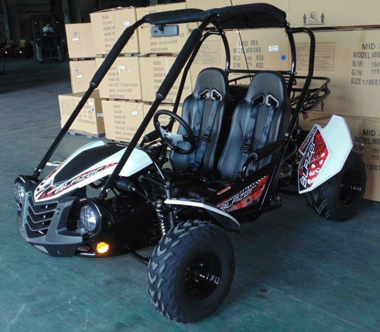 TrailMaster Blazer 200 Electric Start Start 4-Stroke, Single Cylinder, Air Cooled Go Kart