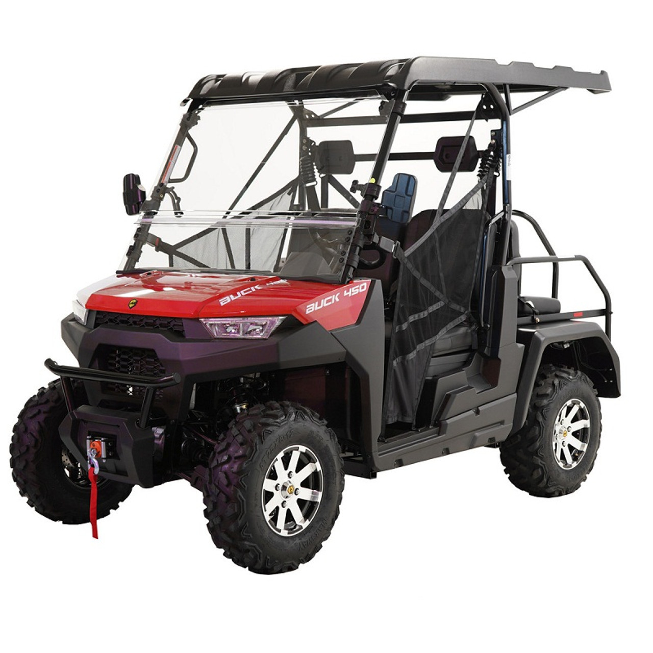 New Massimo Buck 450X Golf UTV, 352cc Electronic Fuel Injection - Red