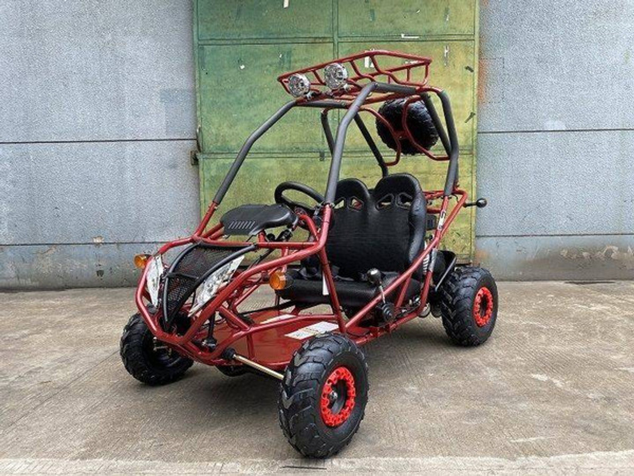 DongFang 200cc GVA-21 Go Kart, Auto With Reverse, High Power Engine, Rear Independent Suspension, Remote Control Shutoff, Spare Wheel