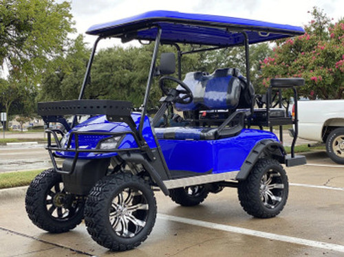 Dynamic Enforcer Electric Golf Cart - Blue