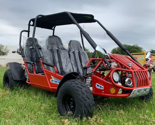 New TrailMaster EFI Go Kart 300 XRS4E, CVT Fully Automatic Liquid Cool Engine - RED