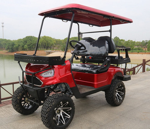 T-40 DLX 4-SEATER UTV, ELECTRIC GOLF CARTS - RED