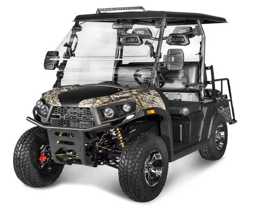NEW VITACCI ELECTRIC GOLF CART ROVER AUTOMATIC COMES WITH LED BAR WINDSHIELD  - CAMO