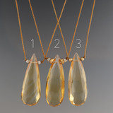 RTS Solo teardrop Citrine  all 17"