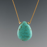Solo - Turquoise  Smooth Teardrop