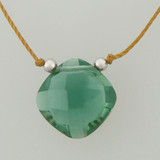 solo cushion - green quartz 4c solo cushion - green quartz 4c