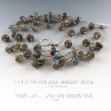 LABRADORITE Stepping Stones necklace LABRADORITE Stepping Stones necklace