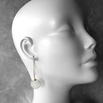 ARC disquette 3 silk - earrings