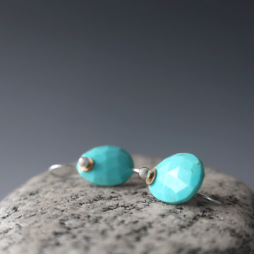 EGG - rose cut turquoise (arizona - natural) ER