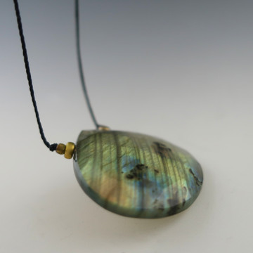 RTS solo labradorite large 17 inches 14kt gold fill