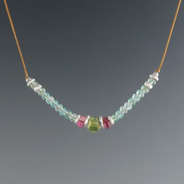 NADA plus - Peridot, Pink Tourmaline, Apatite