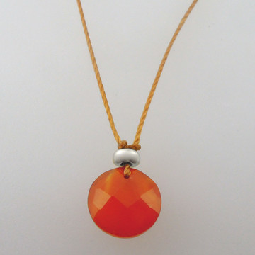 carnelian with sterling accent