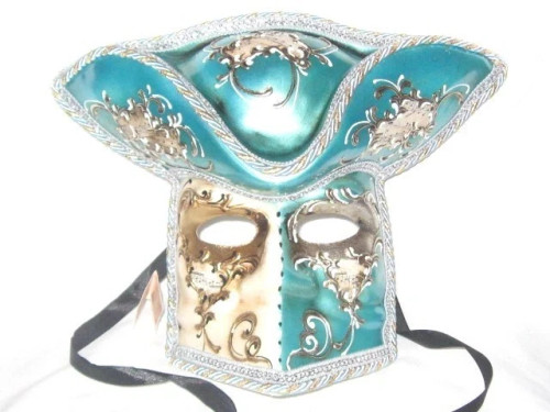 VENETIAN MASQUERADE MASKS - Casanova - VENICE BUYS