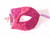 Pink Glitter Colombina Lara Venetian Masquerade Mask SKU N430pi