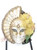 White Big Woman Anna Venetian Mask SKU 229aw