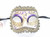 Purple Colombina Anna Venetian Masquerade Mask SKU 034ap