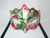 Red Deco Primavera Venetian Mask. SKU 012ZRED