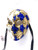 Blue Joker Mamo Venetian Masquerade Mask SKU 174