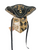   Black Gold Casanova Mamo Venetian Mask. SKU 171