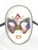 Volto Arcobaleno Bianco Venetian Mask SKU 088bdpi