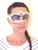 White Colombina Punta Arco Bianco Venetian Mask SKU 043pw