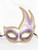 Purple and Gold Colombina Onda Toni Venetian Mask SKU 037tp