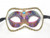 Light Blue Colombina Arco Venetian Masquerade Mask SKU 009wlbl