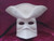 Blank White Casanova Grezzo Venetian Masquerade Mask SKU 173b