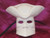 Blank White Casanova Grezzo Venetian Masquerade Mask SKU 173b