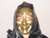 Custom Gold Joker Venetian Masquerade Mask SKU 176