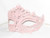 Pink Glitter Metallo Colore Venetian Masquerade Mask SKU 005Z