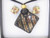 Copper Gold Murano Glass Venetian Necklace & Earrings Jewelry Set SKU 3MG